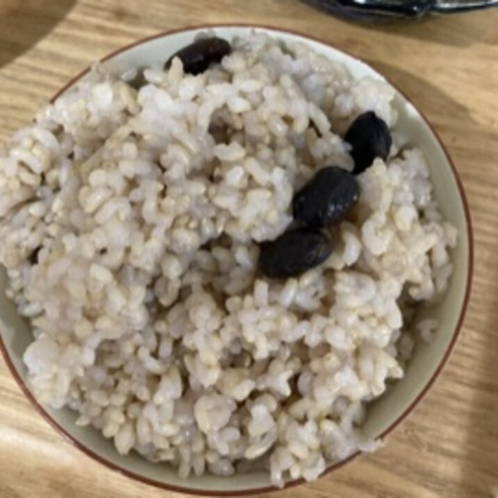 黒豆の炊き込みご飯